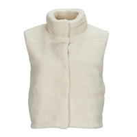 Textiel Dames Vesten / Cardigans Only ONLSANDRA TEDDY WAISTCOAT OTW Beige