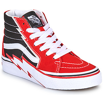 Schoenen Jongens Hoge sneakers Vans SK8-Hi Bolt Zwart / Rood