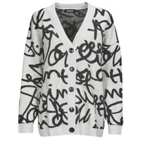 Textiel Dames Vesten / Cardigans Desigual LETTERING Grijs / Zwart