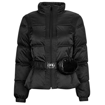 Textiel Dames Dons gevoerde jassen Guess LUCIA BUM BAG PUFFA Zwart