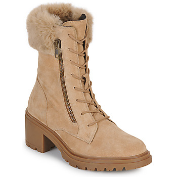 Schoenen Dames Enkellaarzen Geox D DAMIANA Brown