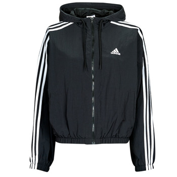 Textiel Dames Windjacken Adidas Sportswear 3S WV WB Zwart / Wit