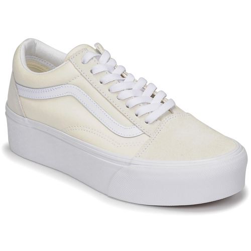 Schoenen Dames Lage sneakers Vans Old Skool Stackform Beige