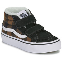 Schoenen Kinderen Hoge sneakers Vans UY SK8-Mid Reissue V PLAID SHERPA Zwart / Brown