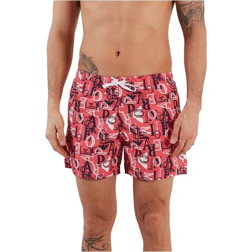 Textiel Heren Zwembroeken/ Zwemshorts Emporio Armani 211740 3R445 Rood