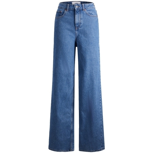 Textiel Dames Broeken / Pantalons Jjxx Calças Tokyo Wide NOOS - Medium Blue Denim Blauw