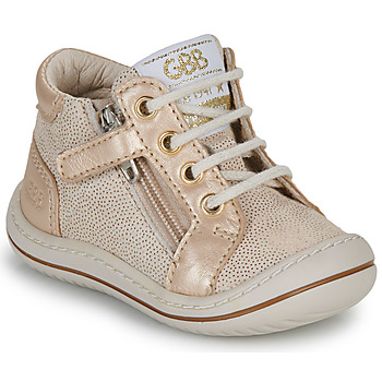 Schoenen Meisjes Hoge sneakers GBB FLEXOO ZIPETTE Beige