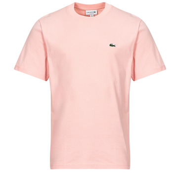 Textiel Heren T-shirts korte mouwen Lacoste TH7318 Roze