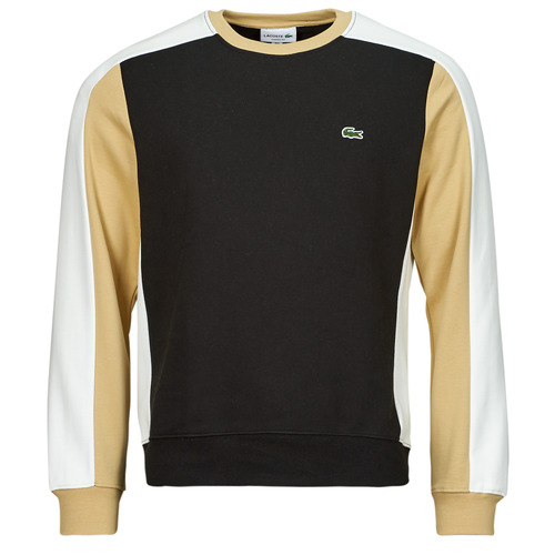 Textiel Heren Sweaters / Sweatshirts Lacoste SH1299 Zwart / Beige