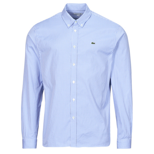 Textiel Heren Overhemden lange mouwen Lacoste CH2932 Blauw