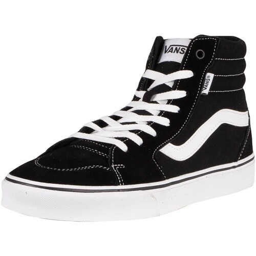 Schoenen Heren Lage sneakers Vans Filmore Suède Hi-sneakers Zwart