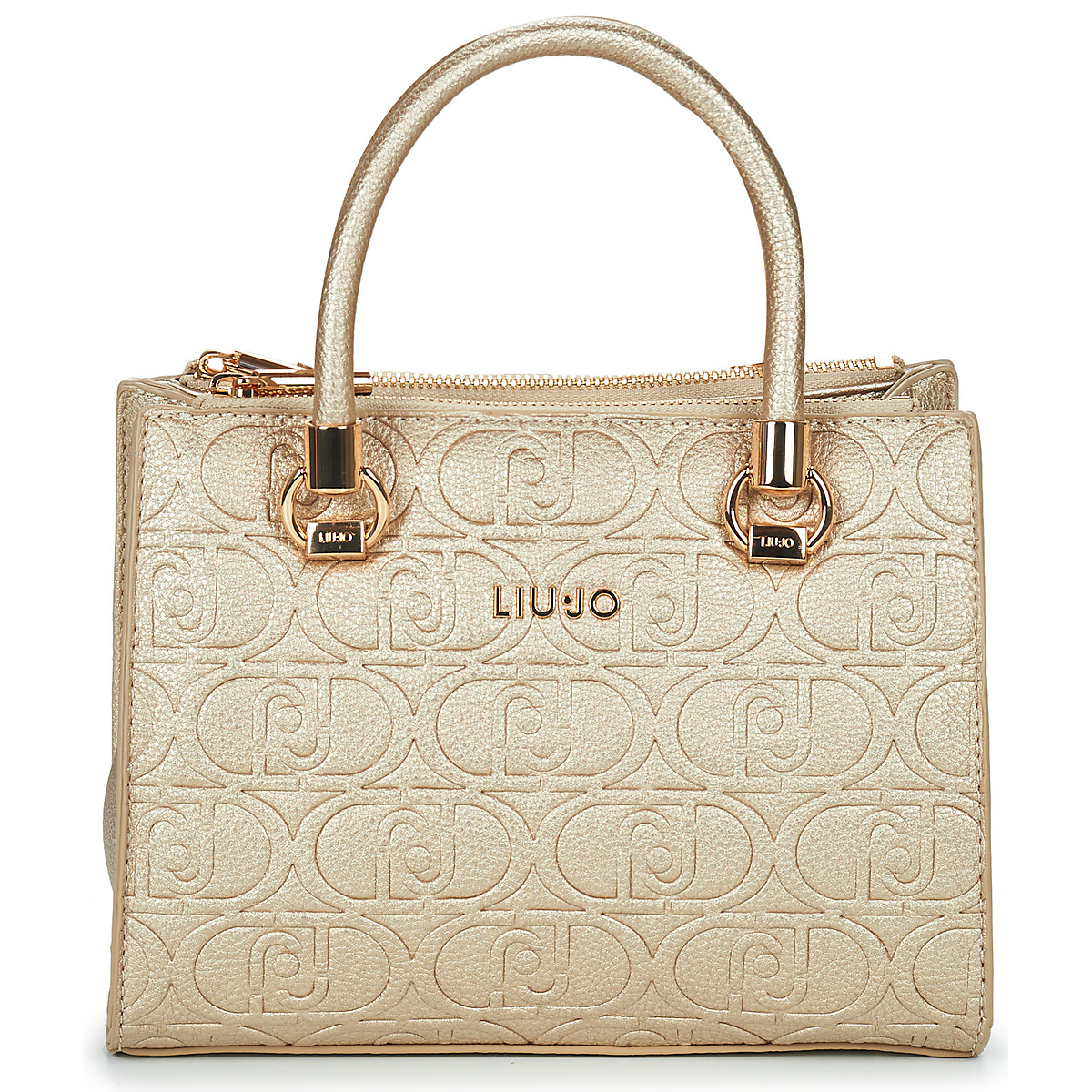 Tassen Dames Handtassen kort hengsel Liu Jo SATCHEL Goud