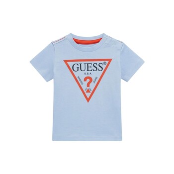 Textiel Jongens T-shirts korte mouwen Guess L73I55 Blauw