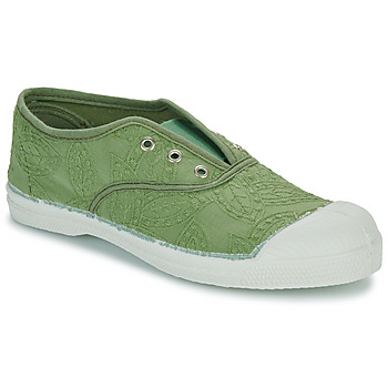 Schoenen Meisjes Lage sneakers Bensimon TENNIS ELLY BRODERIE ANGLAISE Groen