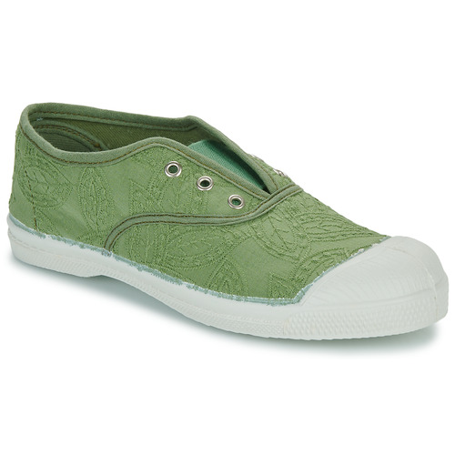 Schoenen Meisjes Lage sneakers Bensimon TENNIS ELLY BRODERIE ANGLAISE Groen