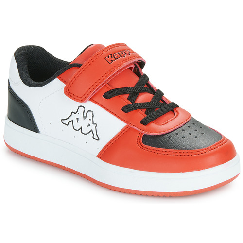 Schoenen Jongens Lage sneakers Kappa MALONE KID Wit / Zwart / Rood