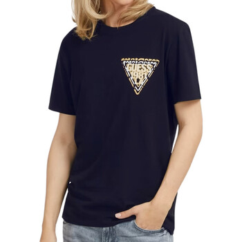 Textiel Heren T-shirts & Polo’s Guess  Blauw