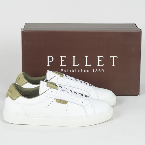 Schoenen Heren Lage sneakers Pellet PALO Veau / Wit