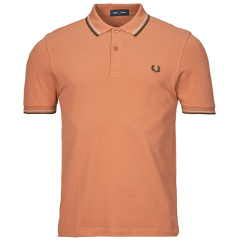 Textiel Heren Polo's korte mouwen Fred Perry TWIN TIPPED FRED PERRY SHIRT Corail