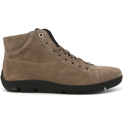 Schoenen Heren Laarzen Duca Di Morrone Giacomo - Suede Taupe Brown