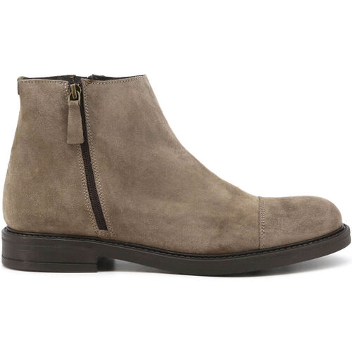 Schoenen Heren Laarzen Duca Di Morrone Gabriele - Suede Taupe Brown