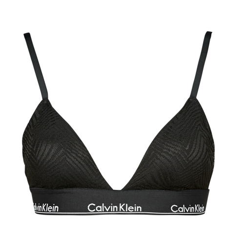 Ondergoed Dames Bralettes/zonder beugel Calvin Klein Jeans LIGHTLY LINED TRIANGLE Zwart