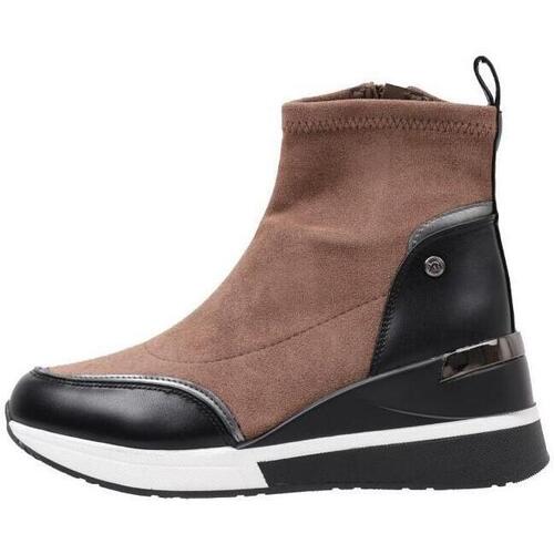 Schoenen Dames Enkellaarzen Xti 141576 Brown