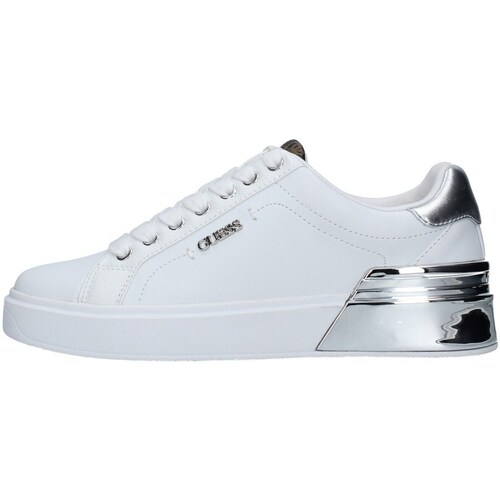 Schoenen Dames Hoge sneakers Guess FL8COAELE12 Wit