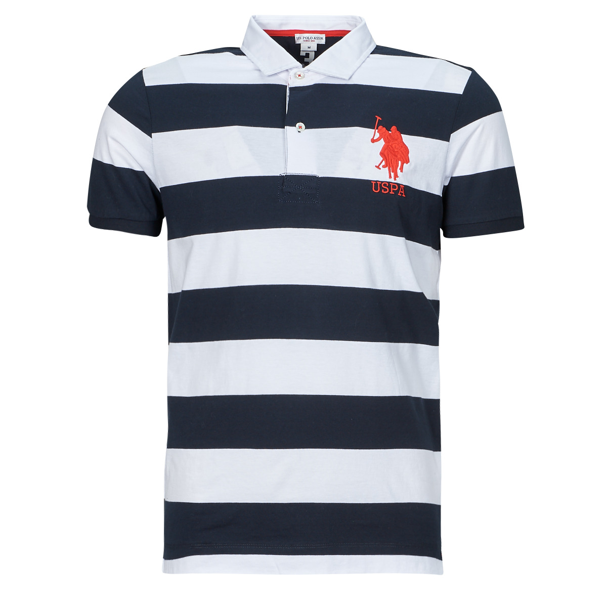 Textiel Heren Polo's korte mouwen U.S Polo Assn. KADO Marine / Wit