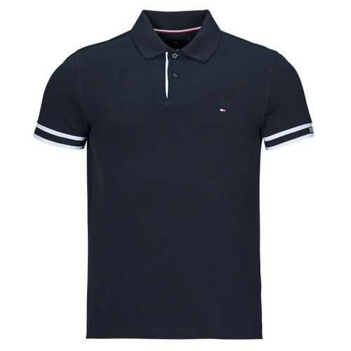 Textiel Heren Polo's korte mouwen Tommy Hilfiger MONOTYPE CUFF SLIM FIT POLO Marine