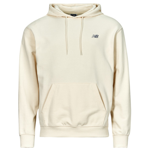 Textiel Heren Sweaters / Sweatshirts New Balance BRUSHED SMALL LOGO HOODIE Beige