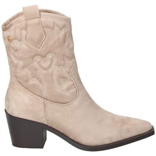 Schoenen Dames Enkellaarzen Xti 142051 Beige