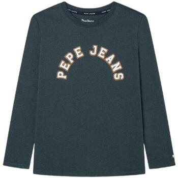 Textiel Jongens T-shirts korte mouwen Pepe jeans  Groen