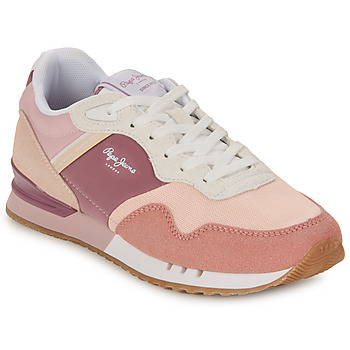 Schoenen Dames Lage sneakers Pepe jeans LONDON URBAN Roze