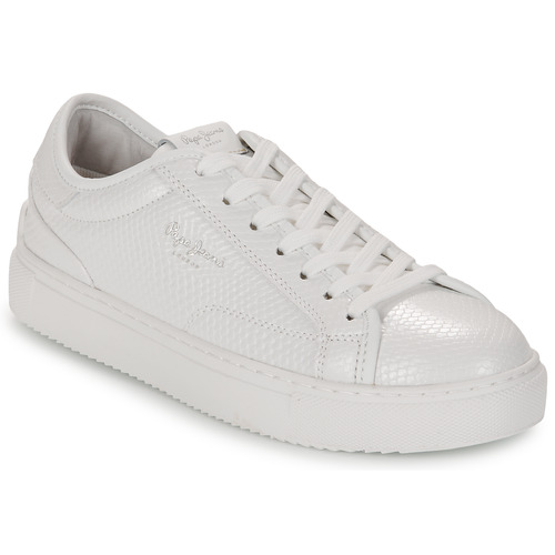 Schoenen Dames Lage sneakers Pepe jeans ADAMS SNAKY Wit