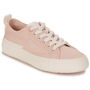 Schoenen Dames Lage sneakers Pepe jeans ALLEN BAND W Roze