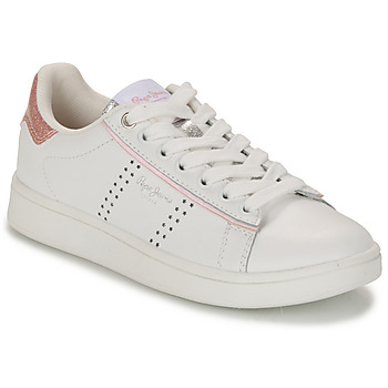 Schoenen Meisjes Lage sneakers Pepe jeans PLAYER NIGHT G Wit / Roze