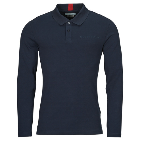 Textiel Heren Polo's lange mouwen Guess OLIVER LS POLO Marine