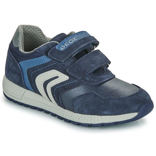 Schoenen Jongens Lage sneakers Geox J ALBEN BOY Blauw