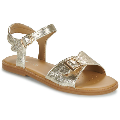 Schoenen Meisjes Sandalen / Open schoenen Geox J SANDAL KARLY GIRL Goud