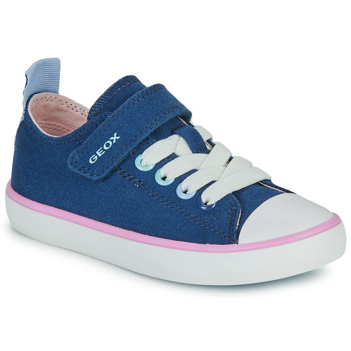 Schoenen Meisjes Lage sneakers Geox J GISLI GIRL Marine