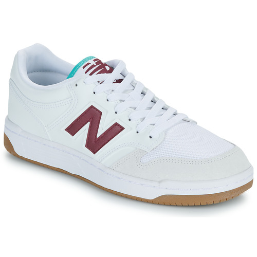 Schoenen Lage sneakers New Balance 480 Wit / Bordeaux