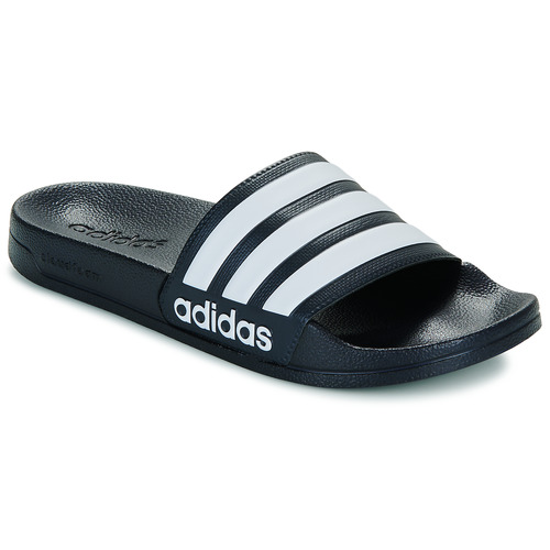 Schoenen Slippers adidas Performance ADILETTE SHOWER Marine / Wit