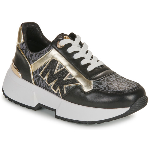 Schoenen Meisjes Lage sneakers MICHAEL Michael Kors COSMO MADDY Zwart / Goud