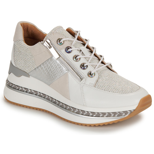 Schoenen Dames Lage sneakers Mam'Zelle ELIRA Grijs / Wit