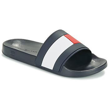 Schoenen Heren Slippers Tommy Hilfiger RUBBER TH FLAG POOL SLIDE Marine