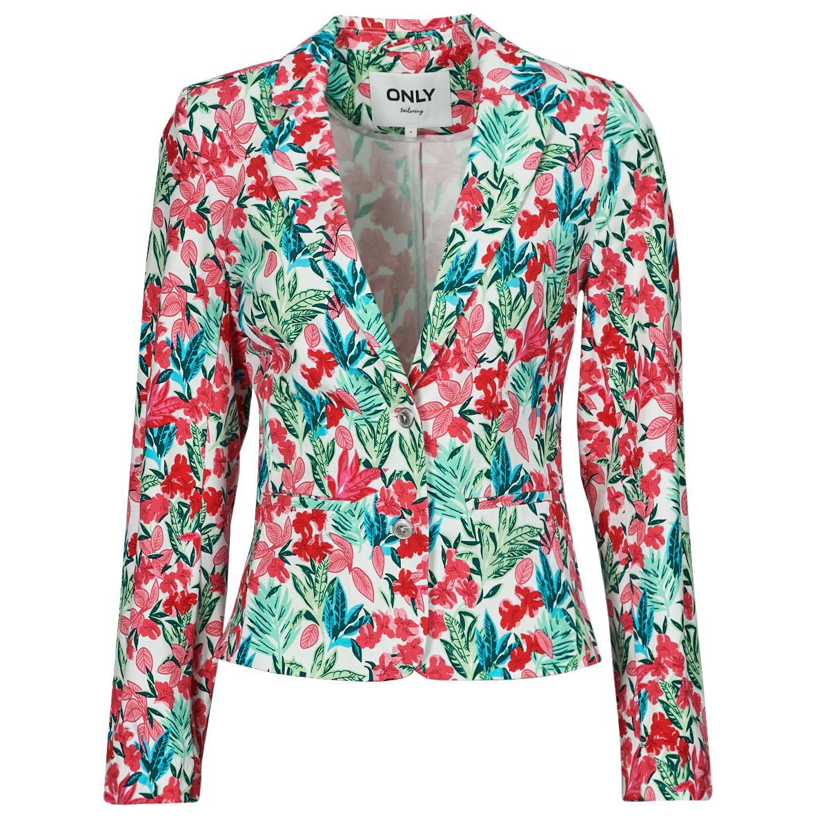 Textiel Dames Jasjes / Blazers Only ONLPOPTRASH  Roze / Wit