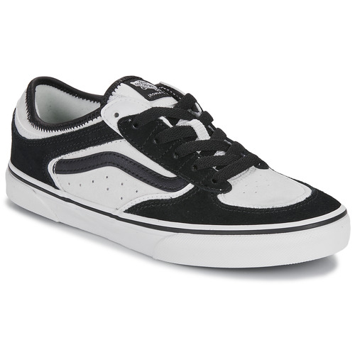 Schoenen Kinderen Lage sneakers Vans JN Rowley Classic BLANC DE BLANC/BLACK Zwart / Wit