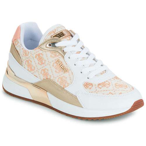 Schoenen Dames Lage sneakers Guess MOXEA 10 Wit / Goud