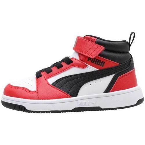 Schoenen Jongens Lage sneakers Puma REBOUND V6 MID PS Rood